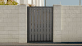 Natures Composites Composite Fence and Gate Picket - Square Top - Slate Grey - 3/8in. x 5in. x 5 3/4ft. (7-Pack)