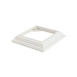 Deckorators 4-in x 4-in White Composite Deck Post Base Trim