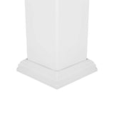 Deckorators 4-in x 4-in x 4-ft White Composite Deck Post Sleeve