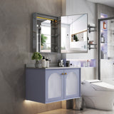Forclover 24-in x 30-in Lighted LED Fog Free Surface/Recessed Mount Silver Mirrored Soft Close Medicine Cabinet with Outlet