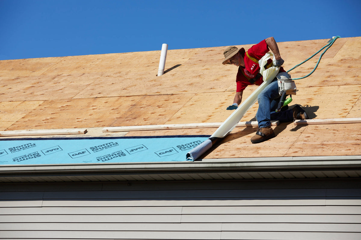 GAF StormGuard 36-in x 66-ft (200-sq ft) Polypropylene Peel & Stick Roof Underlayment