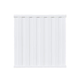 Outdoor Essentials Northport 6-ft H x 6-ft W White Privacy Vinyl Flat-top Fence Panel (Unassembled)