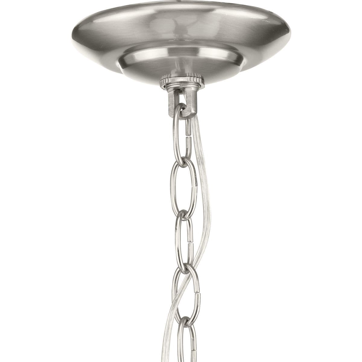 Progress Lighting Bravo 5-Light Brushed Nickel Transitional Chandelier