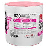Owens Corning EcoTouch R-30 Unfaced Fiberglass Insulation Roll, 23 in. W x 25 ft. L, 47.92 sq. ft. Coverage