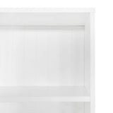 Mondawe Modern 59-in White Wood Hall Tree