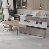 Apollo Tile Bois Gray 8-in x 48-in Matte Porcelain Brick Wood Look Floor and Wall Tile (12.91-sq. ft/ Carton)