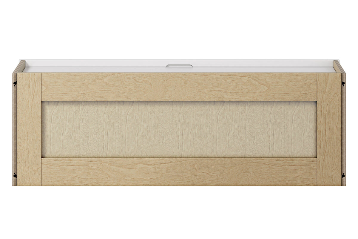 Whalen CLICK-IT Enfield 36-in W x 12-in H x 12-in D Classic White Birch Wall Ready To Assemble Plywood Cabinet (Raised Panel Shaker Door Style)