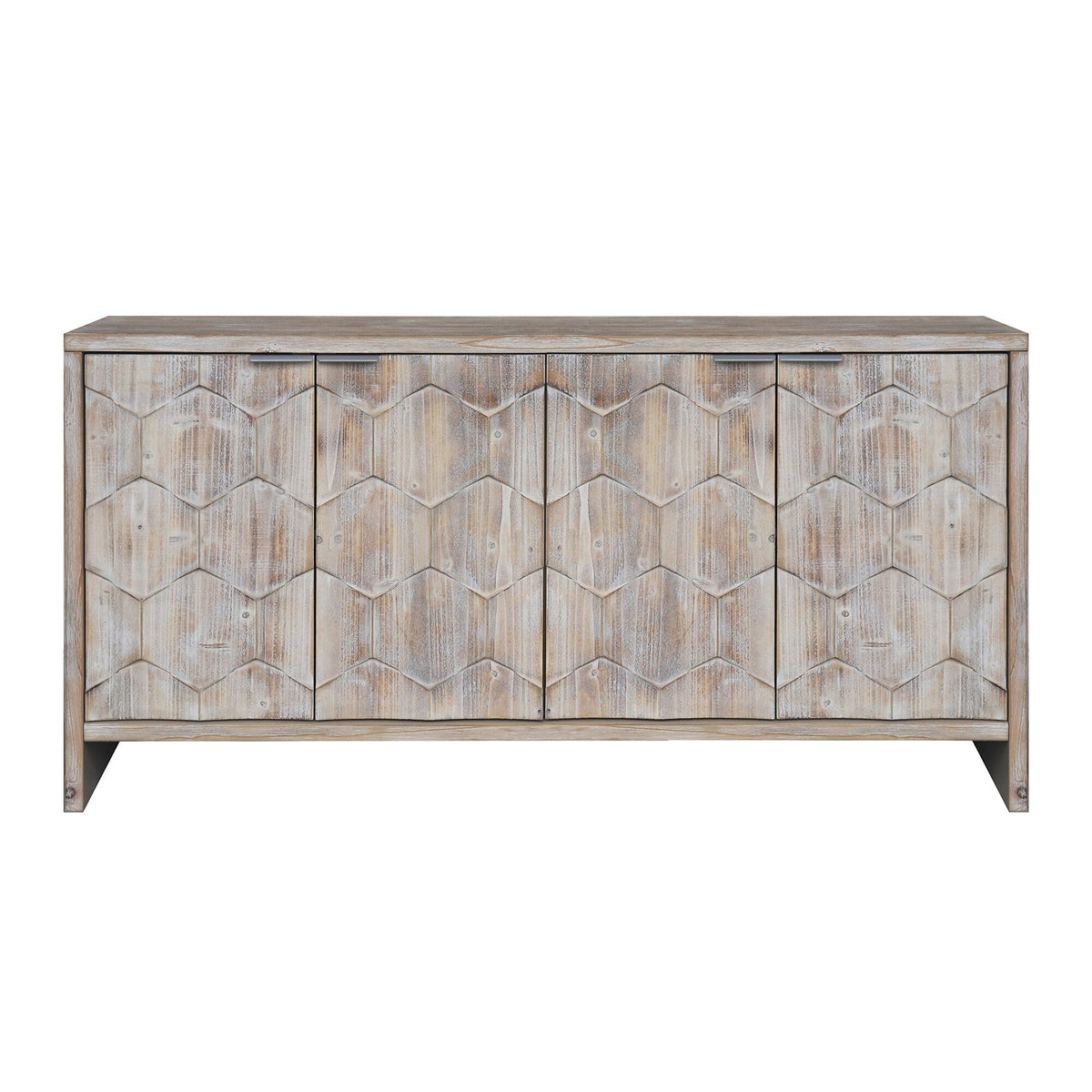 Clihome Natural Wood Wash Accent Chest