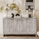 Clihome Natural Wood Wash Accent Chest