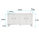 Clihome White Washed Accent Chest