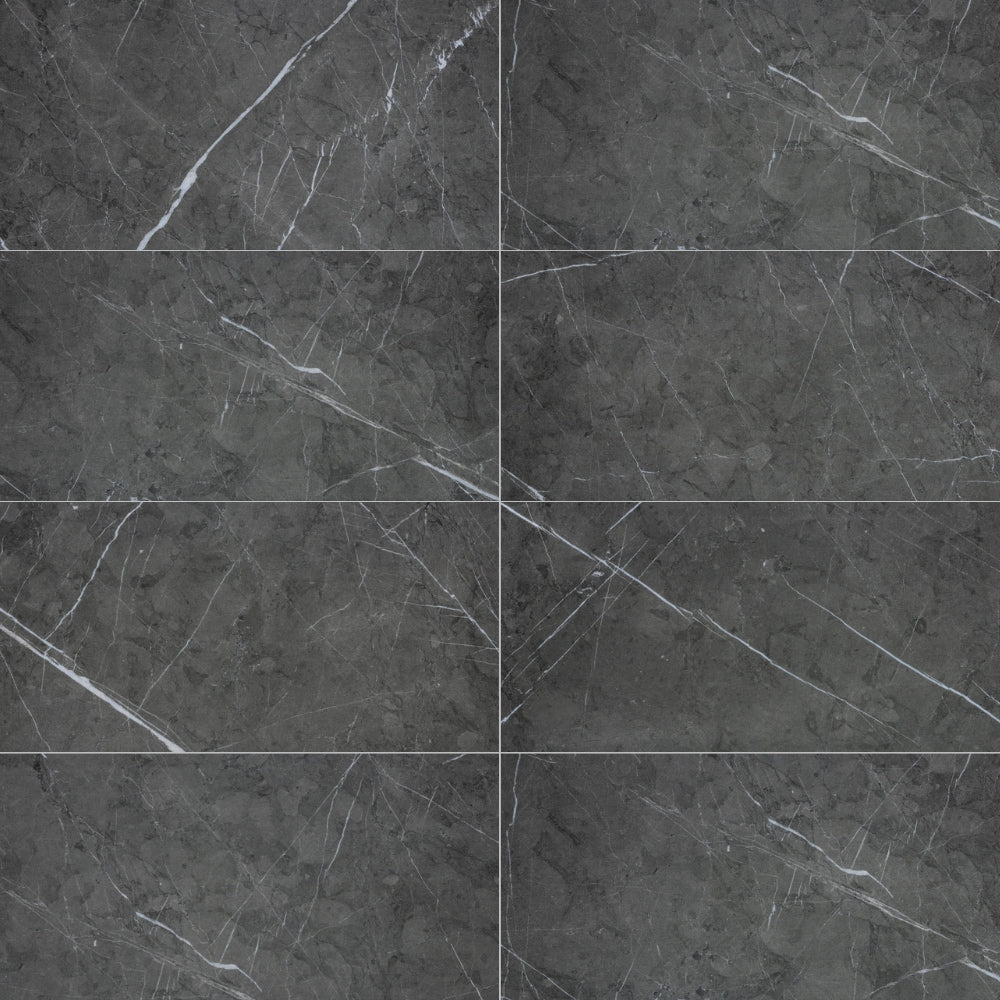 The Tile Life Pent House Charming Amber 12-in x 24-in Polished Porcelain Marble look Floor and Wall Tile product image