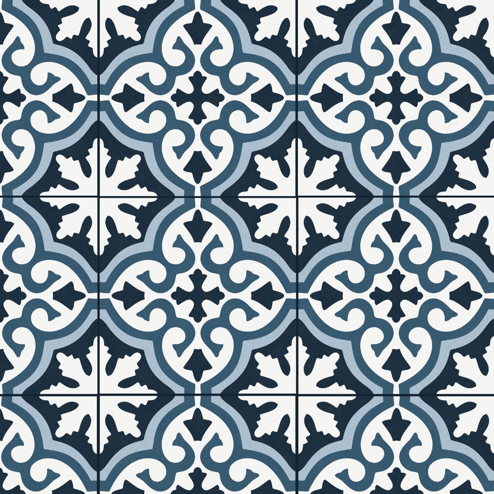 The Tile Life Venice Lonja 10-in x 10-in Matte Porcelain Encaustic Floor and Wall Tile product image