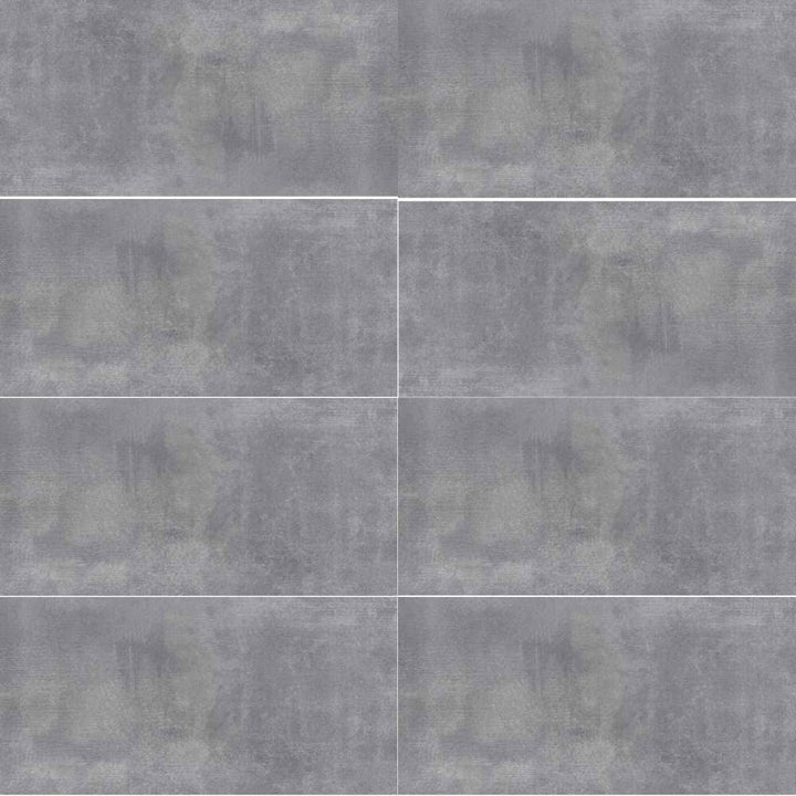 The Tile Life Studio Gris 12-in x 24-in Matte Porcelain Cement look Floor and Wall Tile product image
