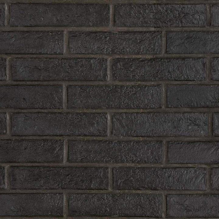 The Tile Life Brick City Black 2-in x 10-in Matte Porcelain Brick look Floor and Wall Tile product image