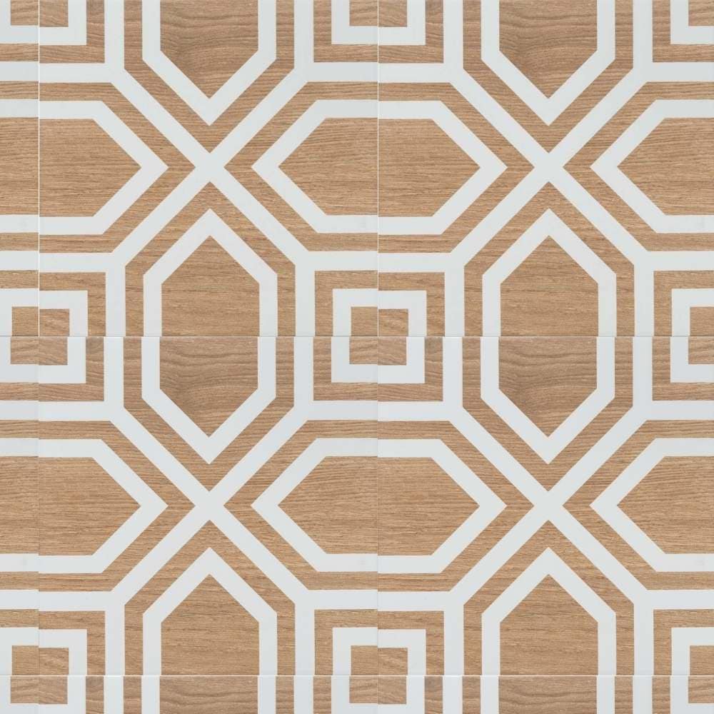 The Tile Life Larissa Punta Miel 10-in x 10-in Matte Porcelain Wood look Floor and Wall Tile product image