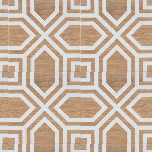 The Tile Life Larissa Punta Miel 10-in x 10-in Matte Porcelain Wood look Floor and Wall Tile product image