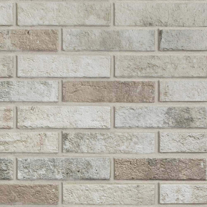 The Tile Life Brick City Fog 2-in x 10-in Matte Porcelain Brick look Floor and Wall Tile product image