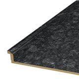 VT Dimensions Formica 10-ft Midnight Stone Etchings Straight Laminate Kitchen Countertop with Integrated Backsplash