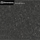 VT Dimensions Formica Midnight Stone Etchings 10-ft Straight Laminate Kitchen Countertop with Integrated Backsplash (120-in L x 25.5-in D x 0.75-in T)