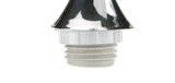 Portfolio Chrome Transitional Teardrop Pendant Light, Adjustable up to 63 in, E26 Base