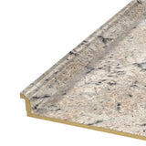 VT Dimensions Formica Etchings 6-ft x 25.5-in Ouro Romano Straight Laminate Kitchen Countertop with Integrated Backsplash