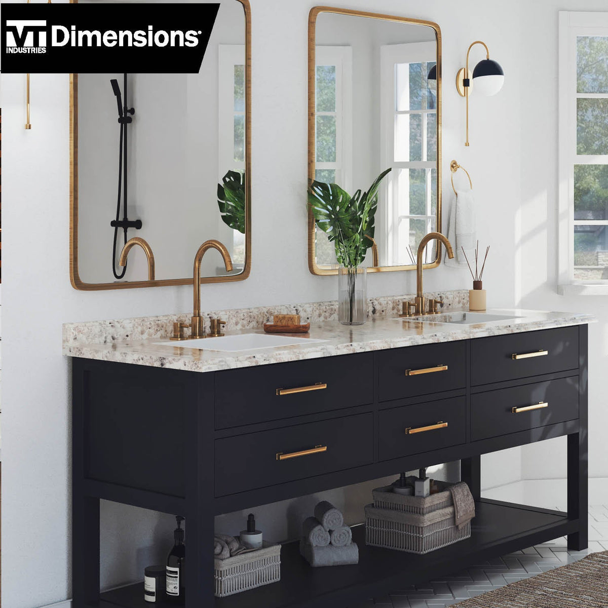 VT Dimensions Formica 6-ft Ouro Romano Etchings Straight Laminate Kitchen Countertop with Integrated Backsplash