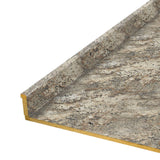 VT Dimensions Formica 4-ft 6319-FXRD Straight Laminate Kitchen Countertop with Integrated Backsplash