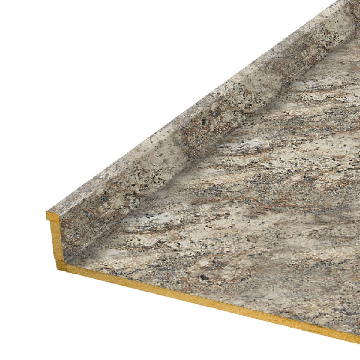 VT Dimensions Formica Radiance 10-ft x 25.25-in Straight Laminate Countertop with Integrated Backsplash - Cafe Azul 6319-RD