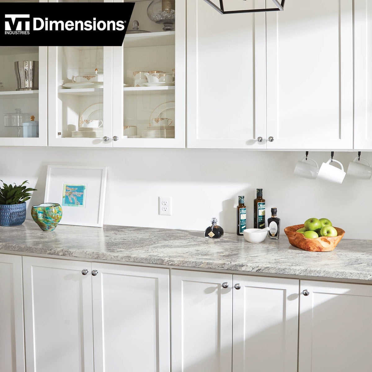 VT Dimensions Formica 4-ft 6319-FXRD Straight Laminate Kitchen Countertop with Integrated Backsplash