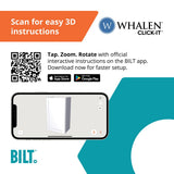 Whalen CLICK-IT Enfield 9-in W x 30-in H x 12-in D Classic White Birch Wall Ready To Assemble Plywood Cabinet (Raised Panel Shaker Door Style)