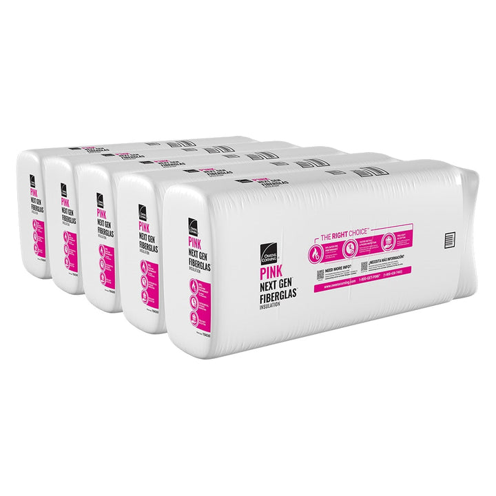 Owens Corning R-21 Kraft Faced Fiberglass Insulation FastBatts, 5.5 in. x 15 in. x 105 in.