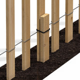 Greenes 15-Ft x 2-Ft Decorative White Pine Woven Wire Rolled Garden Fencing