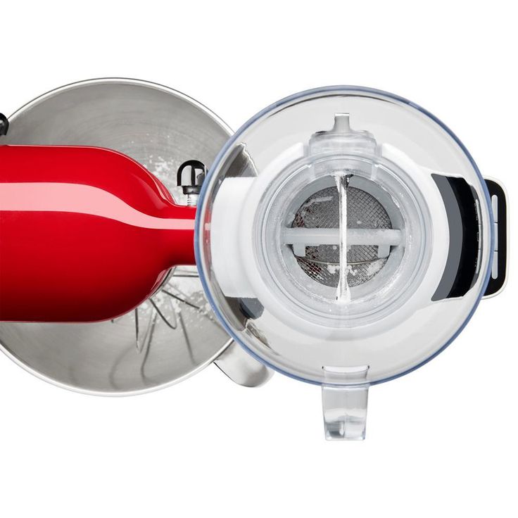 White Sifter and Scale Attachment