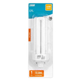 26-Watt Equivalent PL CFLNI Triple Tube 4-Pin GX24Q-3 Base Compact Fluorescent CFL Light Bulb, Soft White 2700K (1-Bulb)