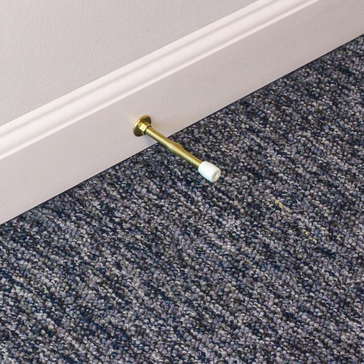 Bright Brass Spring Doorstop (10-Piece)