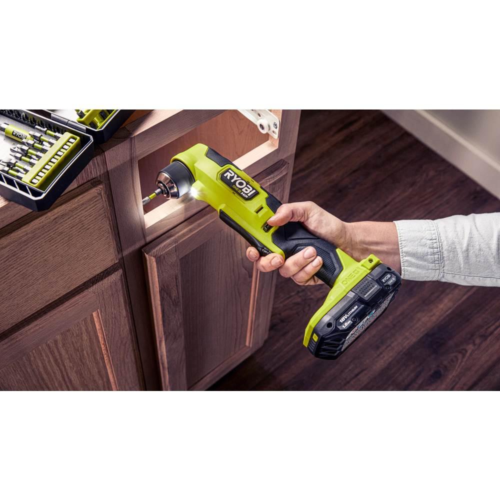 ONE+ HP 18V Brushless Cordless Compact 3/8 in. Right Angle Drill and Compact One-Handed Reciprocating Saw (Tools Only)