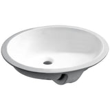 Pegasus Series 8 in. Ceramic Undermount Sink Basin in White - Super Arbor