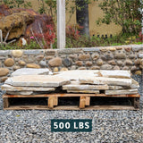 16 in. x 12 in. x 2 in. 120 sq. ft. Mexican Rose Natural Flagstone for Landscape, Gardens and Pathways - Super Arbor