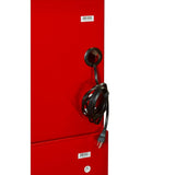 PWS Series 41 in. 0-Drawer Textured Portable Workstation Top Chest in Red - Super Arbor