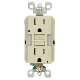 15 Amp Self-Test¬†SmartlockPro Combo Duplex Guide Light and Tamper Resistant GFCI Outlet, White (3-Pack) - Super Arbor