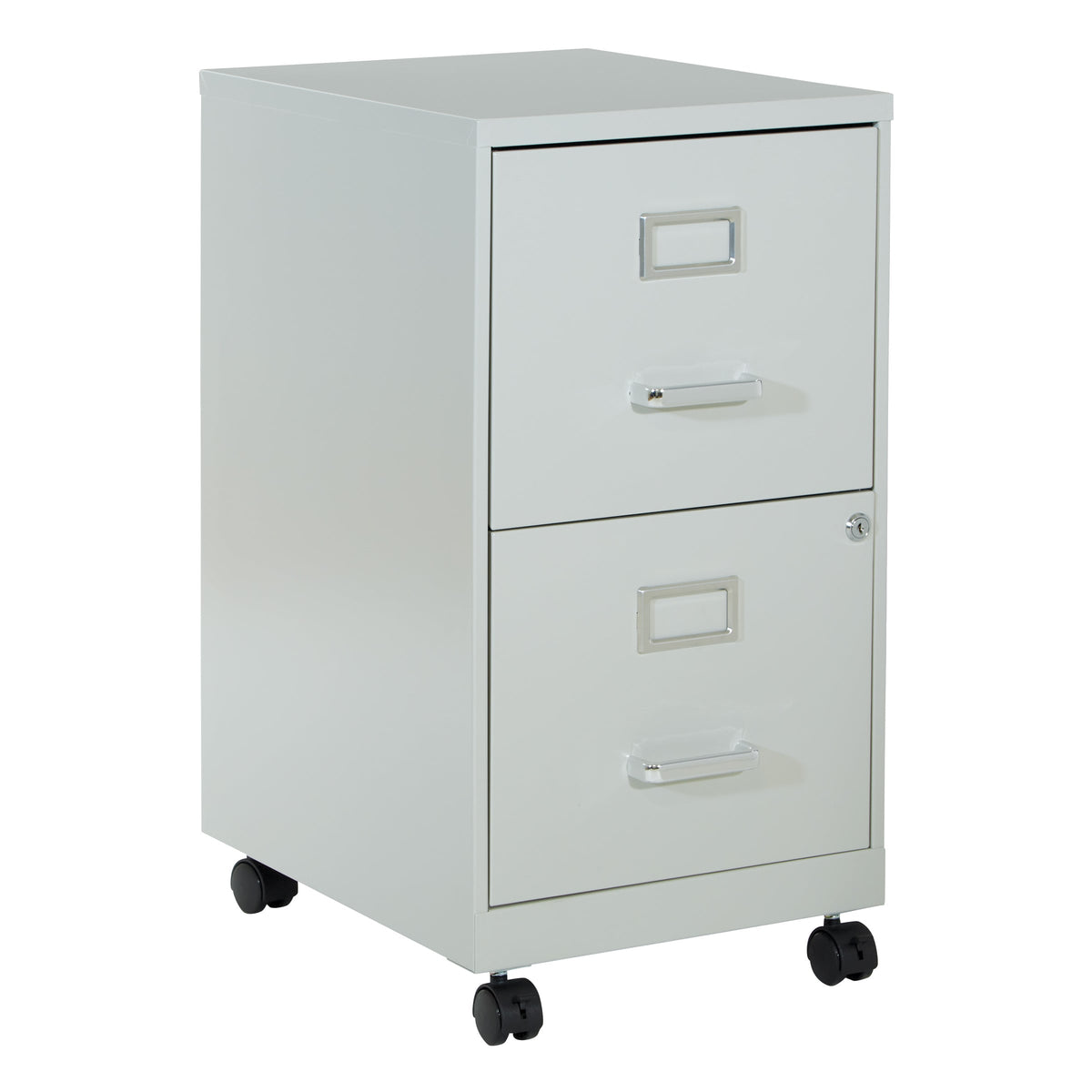 Office Star Products Metal Grey 2-Drawer 14.25-in File Cabinet