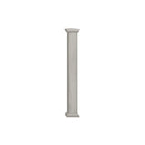 Deckorators Grab and Go 4-in x 4-in x 3-1/4-ft Gray Composite Deck Post Sleeve
