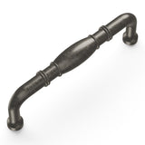 Hickory Hardware Williamsburg 3-3/4-in (96mm) Center to Center Black Nickel Vibed Rectangular Handle Drawer Pull