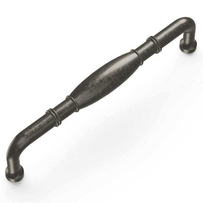 Hickory Hardware Williamsburg 5-1/16-in (128mm) Center to Center Black Nickel Vibed Rectangular Handle Drawer Pull