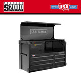 CRAFTSMAN Premium 2000 Series 6-Drawer Steel Tool Chest, Black