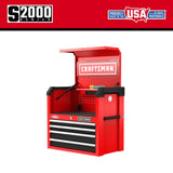 CRAFTSMAN 2000 Series 4-Drawer Steel Tool Chest, Red