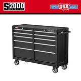 CRAFTSMAN 2000 Series 10-Drawer Steel Rolling Tool Cabinet, Black