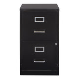 Office Star Products Metal Black 2-Drawer 14.25-in File Cabinet