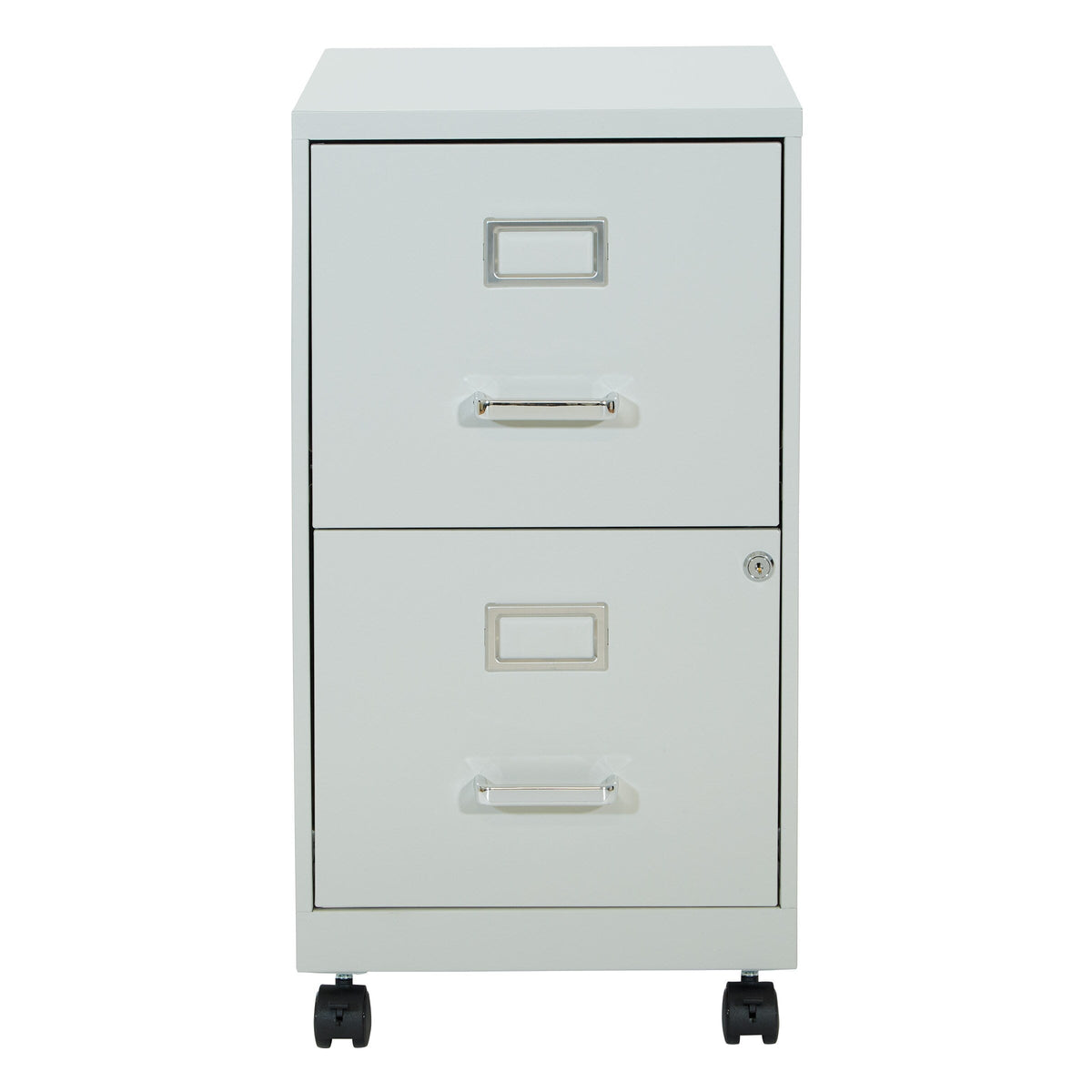 Office Star Products Metal Grey 2-Drawer 14.25-in File Cabinet