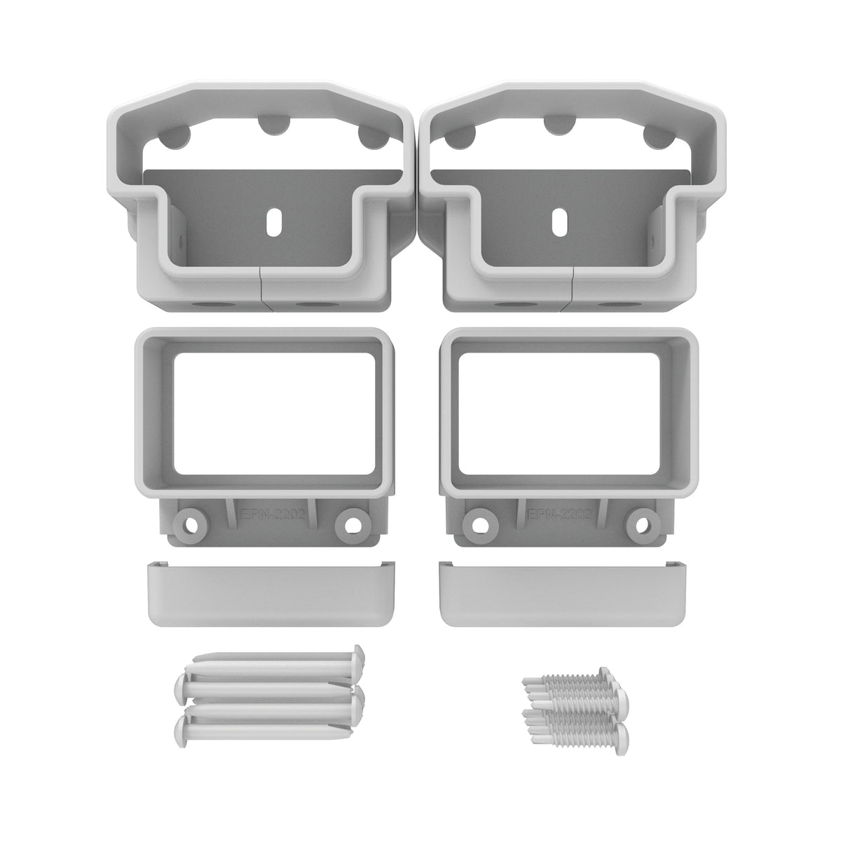 Freedom 7.125-in x 5.375-in Camden White Composite Line Connector (4-Pack)